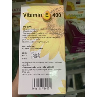 vitamin e hộp 100 viên