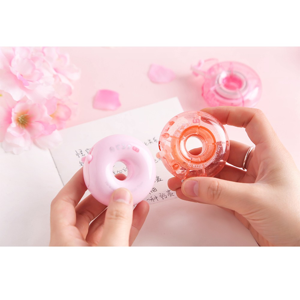 Bút Xóa Kéo Hình Bánh Donut Sakura 5mm*6m