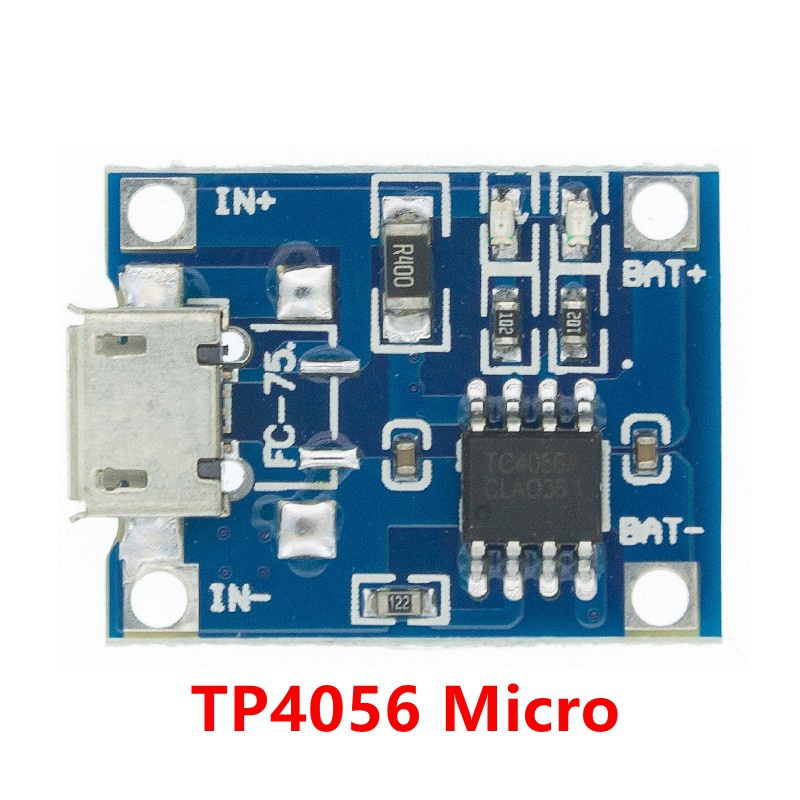 Mô đun sạc pin Lithium type-c/Micro USB 5V 1A 18650 TP4056 1A