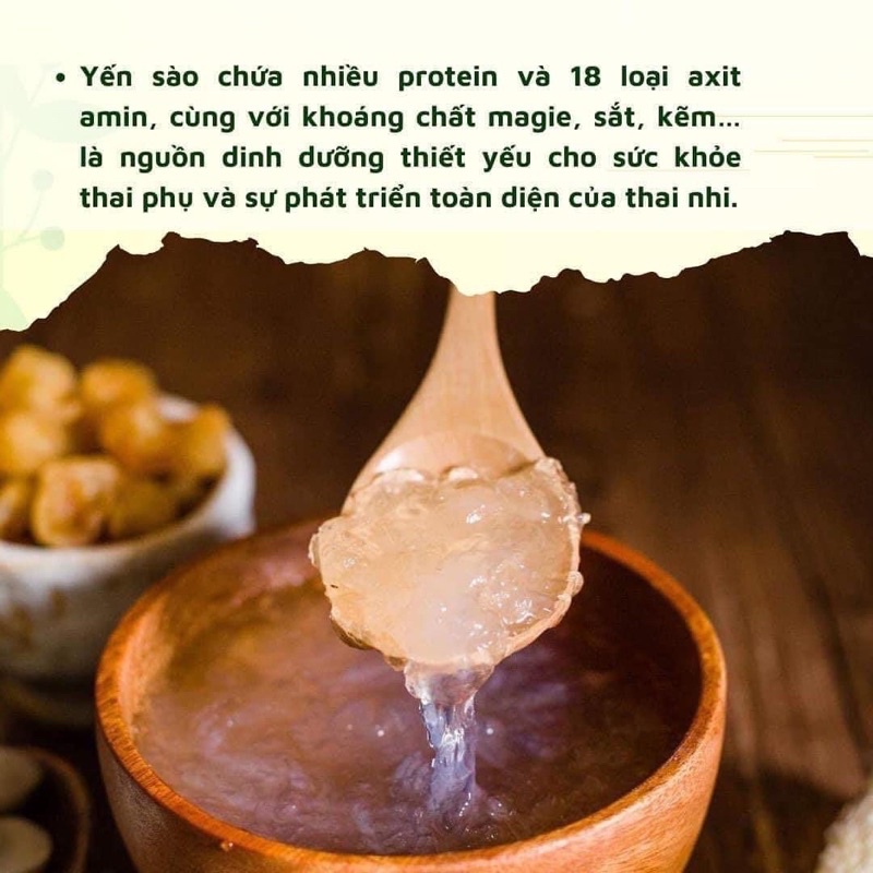 VIÊN YẾN BABY LÀM TỪ VỤN TỔ YẾN NGUYÊN CHẤT KÈM GIA VỊ CHƯNG YẾN  5 vị thơm ngon bỗ dưỡng hộp 10 gói