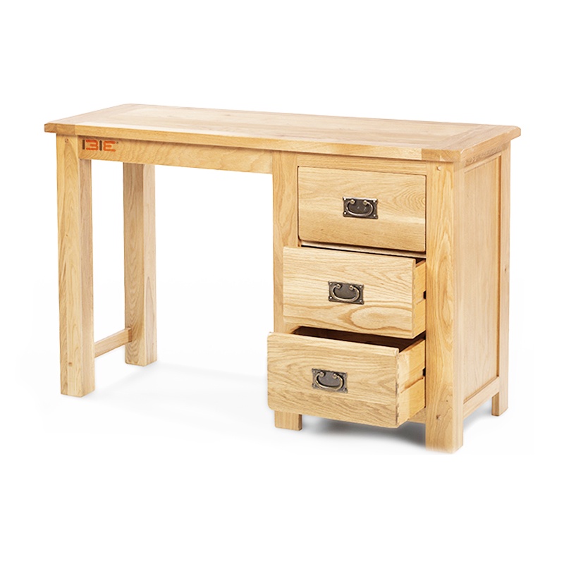 Bàn 3 ngăn kéo Rustic gỗ sồi IBIE