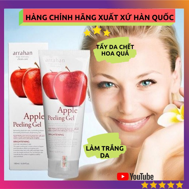 [Xách Tay Chính Hãng] Gel Tẩy Da Tế Bào Chết Toàn Thân Mặt Làm Trắng Da Hoa Quả Arrahan Whitening Hàn Quốc | BigBuy360 - bigbuy360.vn