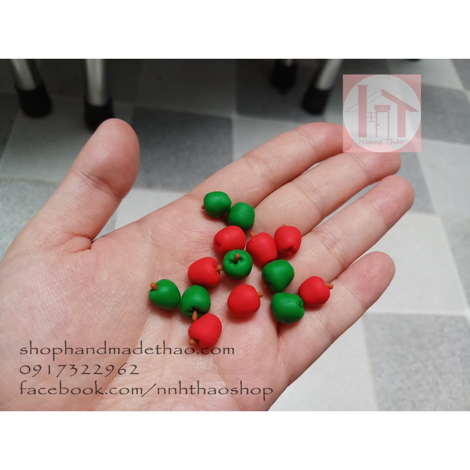 Minifood trang trí mô hình_táo