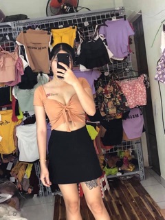 ÁO KIỂU THẮT NƠ MÚT NGỰC