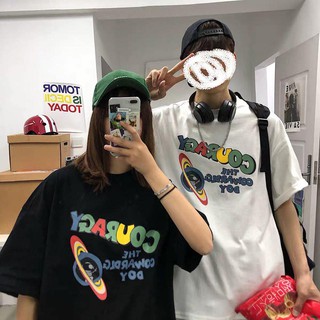 Áo thun tay lỡ Couragy, áo phông nam nữ Unisex, Jack Lane