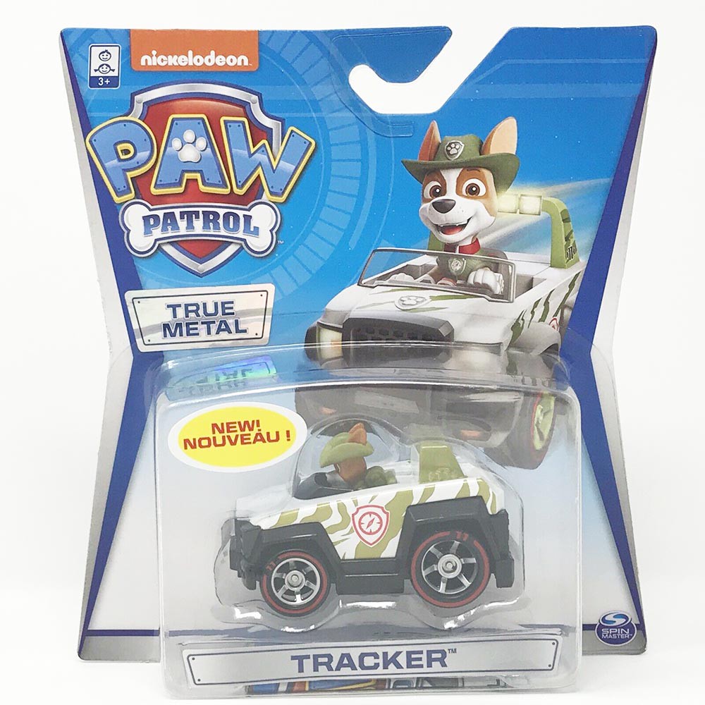 Đồ chơi mô hình Xe chó cứu hộ Paw Patrol True Metal tỷ lệ 1:55 - Tracker Jungle Cruiser
