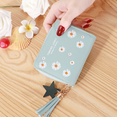 Ví Bóp Nữ Mini FOREVER LOVELY Những Bông Hoa Cúc Thời Trang