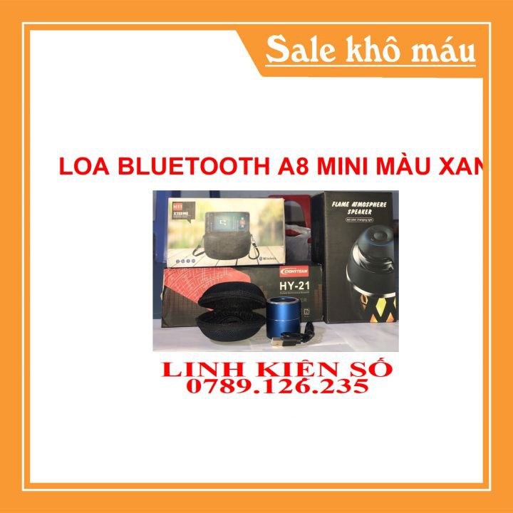 LOA BLUETOOTH A8 MINI MÀU XANH