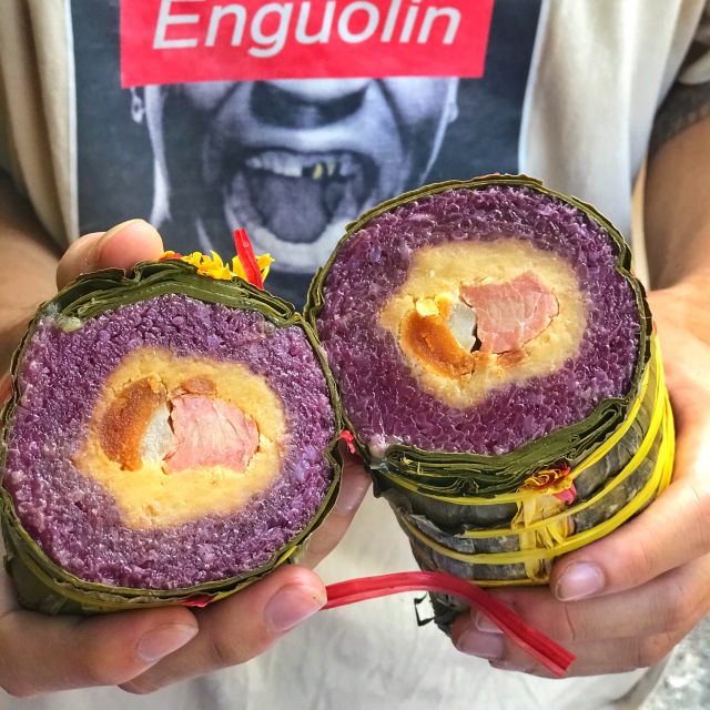 BÁNH TÉT LÁ CẨM HỌ HUỲNH CẦN THƠ