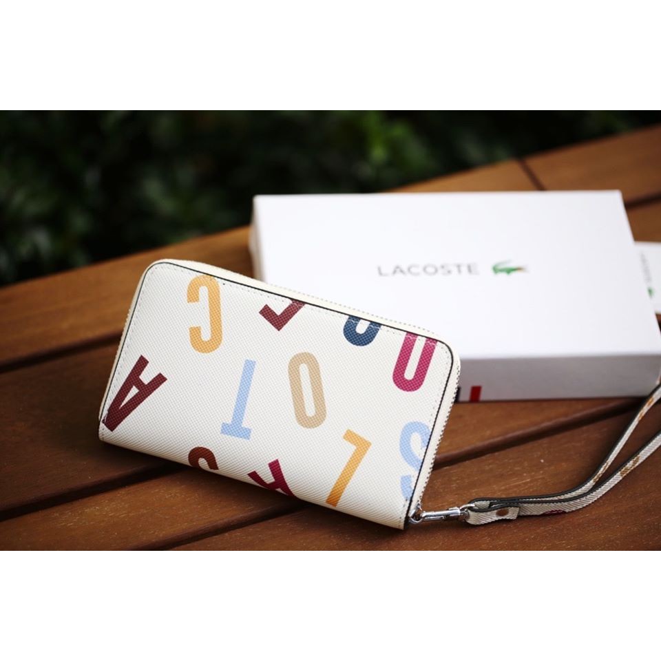 TÚI VÍ LACOSTE DAILY CLASSIC PRINTED COATED WALLET