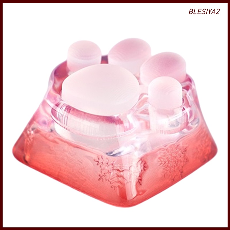 [BLESIYA2] Cute 3D Clear Cat Paw Mechanical Keyboard Keycap for Cherry MX