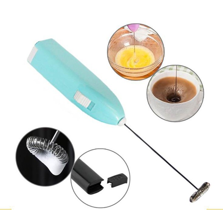 Máy Đánh Trứng / Khuấy Tạo Bọt Cà Phê Mini Cầm Tay Chạy Điện