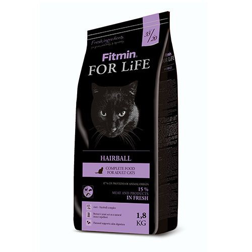 Thức ăn cho mèo công dụng tiêu búi lông - Fitmin Cat For life Hairball 1,8kg