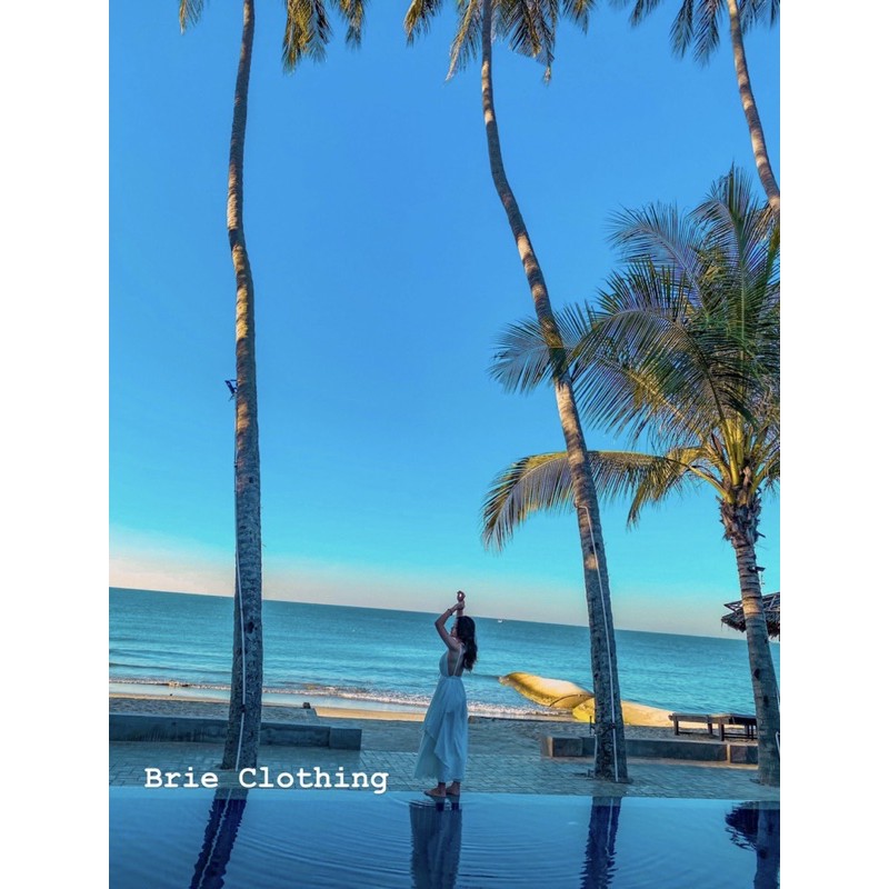 Maxi Đi Biển 2 Tầng Hở Lưng Sang Chảnh Quyến Rũ,kèm ảnh thật ở cuối | BigBuy360 - bigbuy360.vn