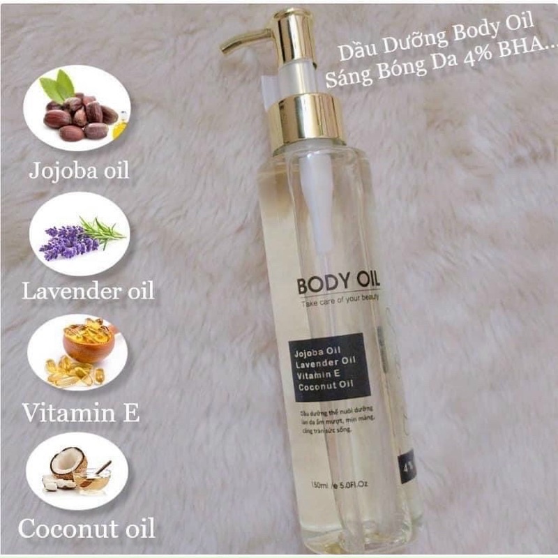 BODY OIL 4% BHA - DƯỠNG ẨM DA &amp; GIÚP DA SĂN CHẮC