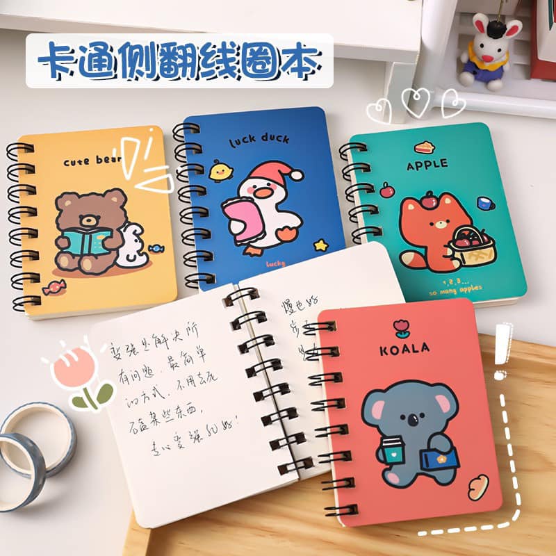 [Sale sốc] Sổ lò xo A7-Sổ 80 trang- Bobu shop-Giao hình ngẫu nhiên