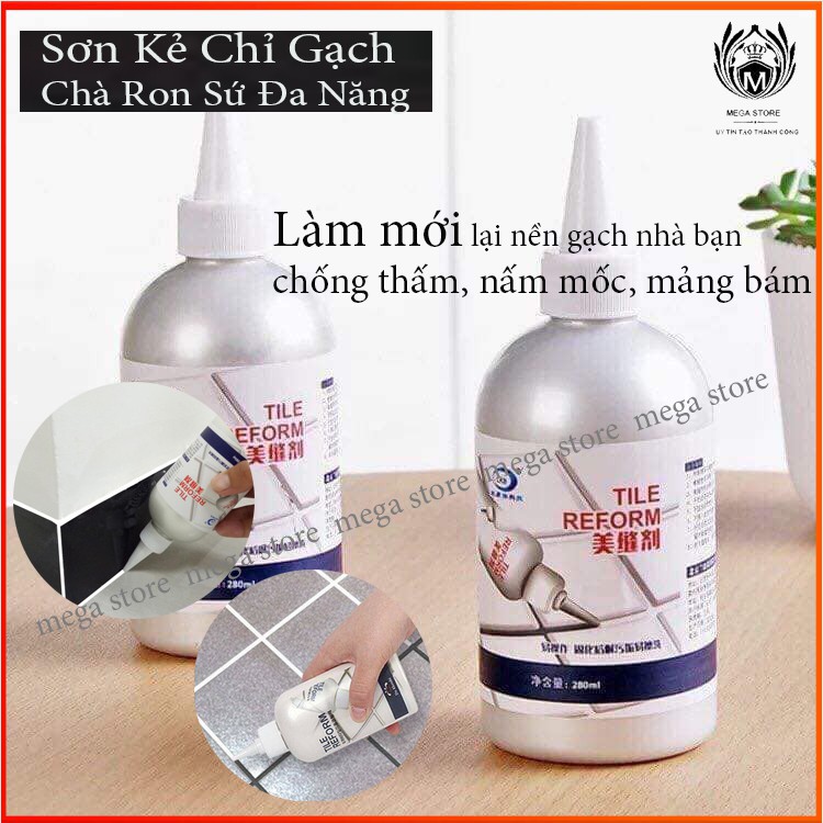 Keo/Sơn Kẻ Chỉ Gạch Nền Nhà - Keo Chà Ron Sứ Đa Năng Công Nghệ Hàn Quốc Tile Reform 280ml - Bền Đẹp