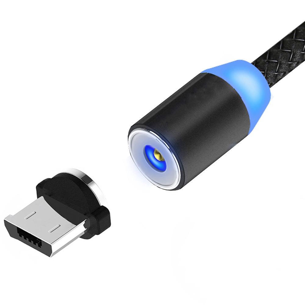 Cáp sạc nam châm xoay 360 độ dùng cho Android