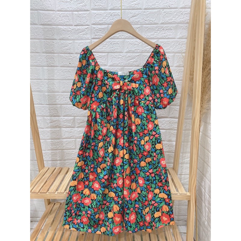 Váy Hoa Babydoll Siêu Xinh, Đầm Hoa Dáng Xoè Có Ảnh Thật Kèm Video
