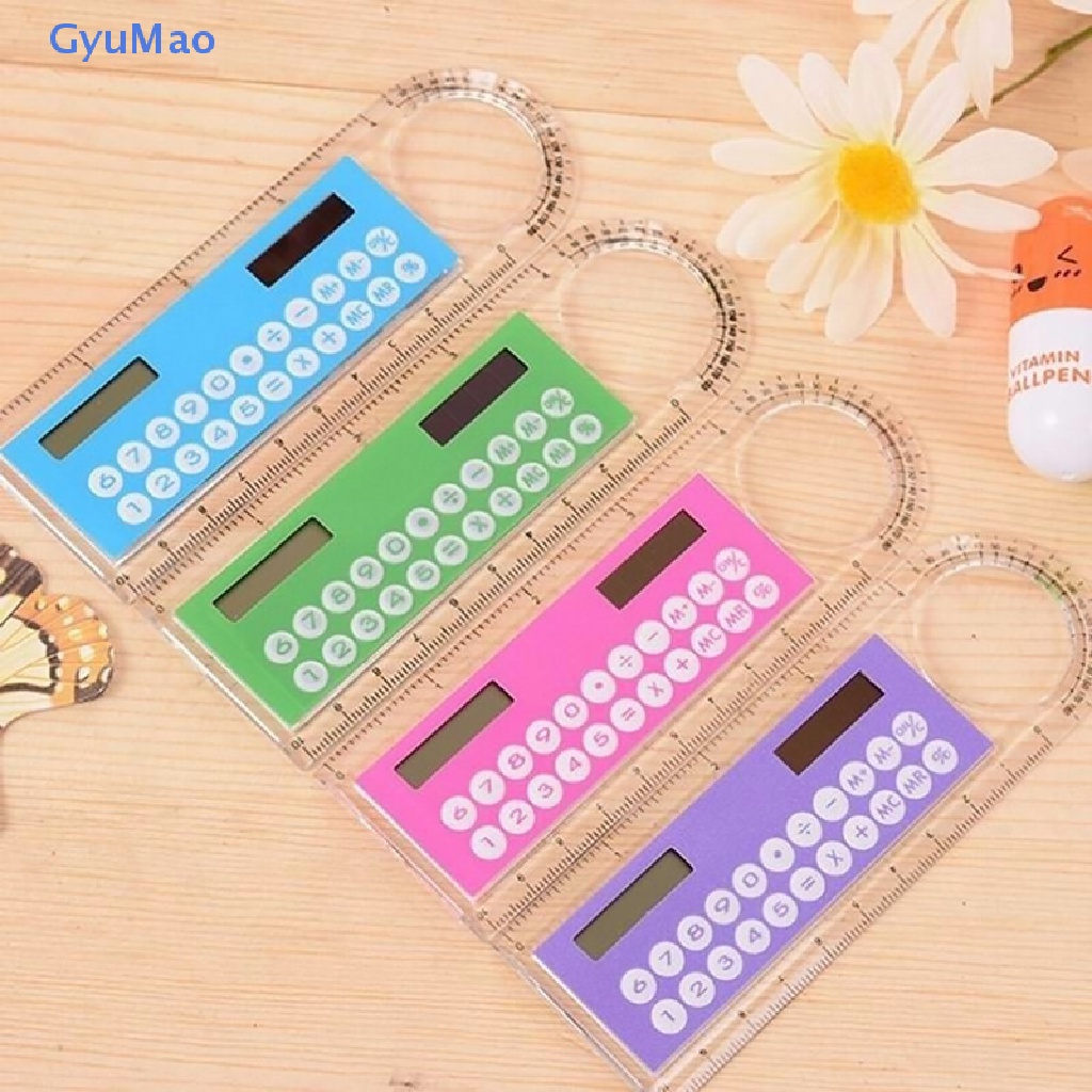 Thước Đo Trong Suốt Sử Dụng Năng Lượng Mặt Trời Kèm Kính Lúp Tiện Dụng