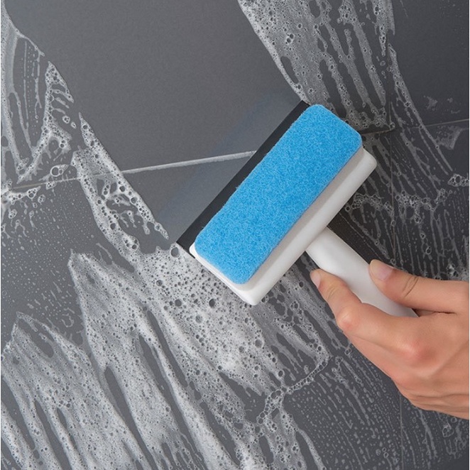 Cây Lau Kính cầm tay Dụng cụ vệ sinh nhà cửa 2 đầu