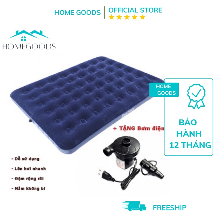 Đệm Hơi Nệm Hơi Cao Cấp Bestway Nhiều Kích Thước Tặng Kèm Bơm Điện