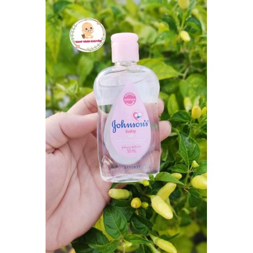 Dầu massage dưỡng ẩm Johnson's Baby Oil 50ml &amp; 200ml