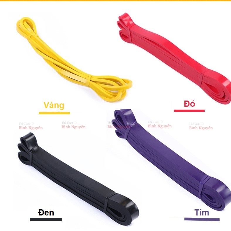 Dây kháng lực powerband đa năng tập toàn thân, hỗ trợ tập luyện tăng cơ giảm mỡ tại nhà, lên xà, tập tay mông lưng ngực