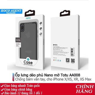 ỐP LƯNG TOTU AA008 STYLE SERIES PHỦ NANO IPHONE X, XS, XR, XSMAX - CHÍNH HÃNG