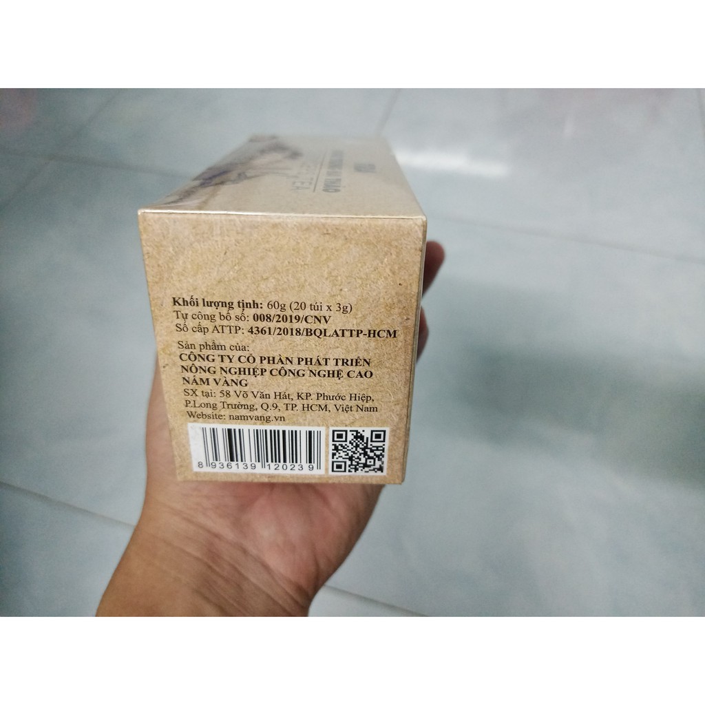 Trà Đông Trùng Hạ Thảo - Cordyseps Tea 20 túi lọc x 3gram