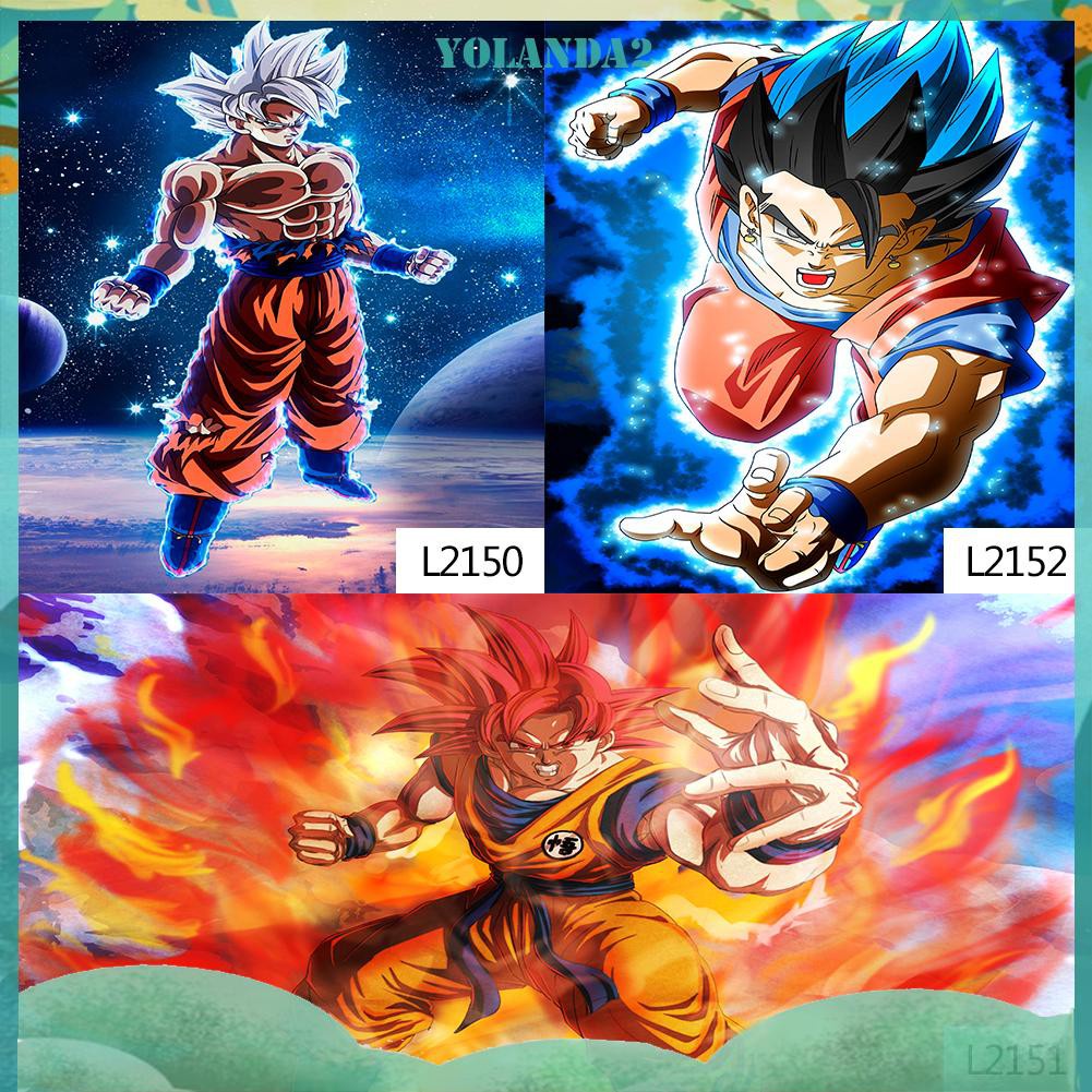 Tranh đính đá 5d tự làm hình nhân vật Dragon Ball