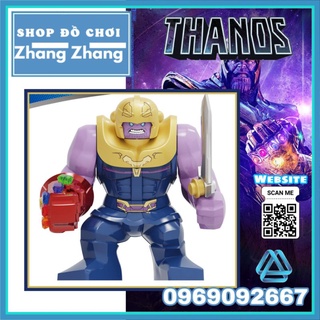 Đồ chơi Xếp hình Thanos và Găng tay vô cực The Avengers Infinity War Minifigures Korf KF427A