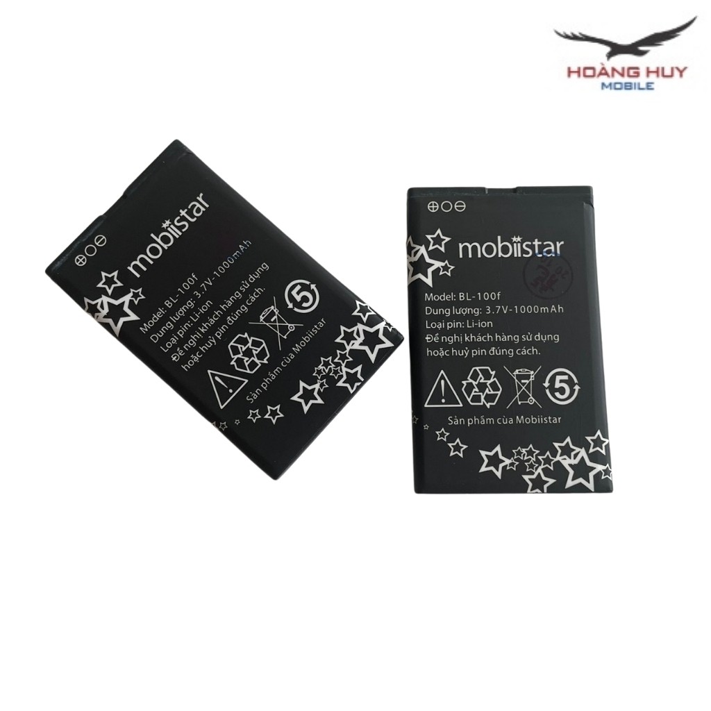 Pin Mobiistar BL-100f Dung Lượng 1000mAh Pin Zin Chính Hãng Bảo Hành 6 Tháng 1 Đổi 1