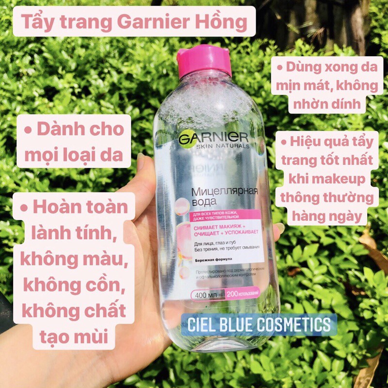 Nước tẩy trang Garnier Pháp 400ml