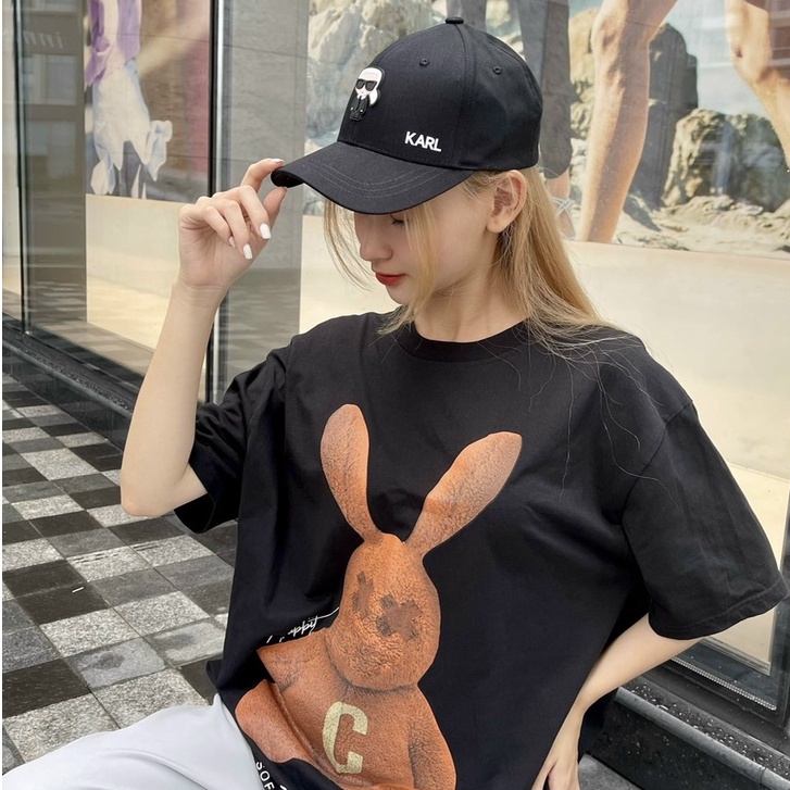 Mũ nón lưỡi trai KARL LAGERFIELD chất vải cotton Hàn Quốc cao cấp, logo cao su nổi 3D, màu đen, trắng, đỏ,xanh đen