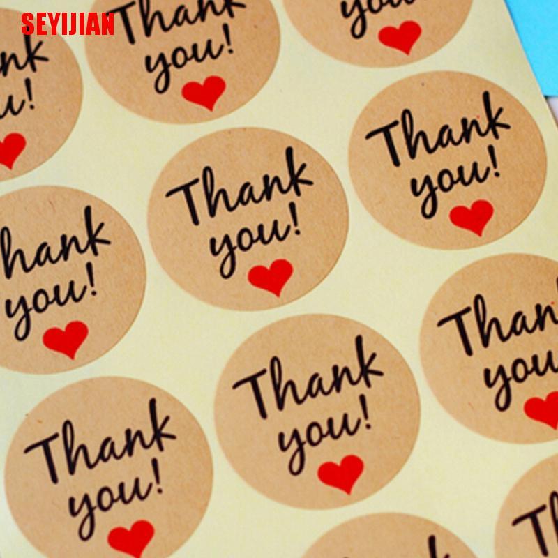 Bộ 60 Miếng Dán Trang Trí Bánh Chữ Thank You Xinh Xắn
