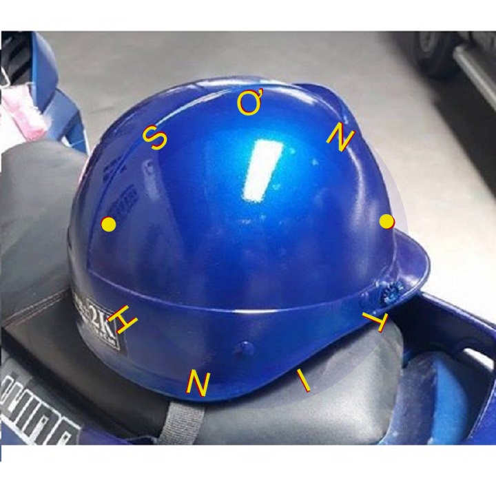 CHAI SƠN XỊT SAMURAI MÀU XANH DƯƠNG H195M HONDA - SPORTY BLUE 400ML