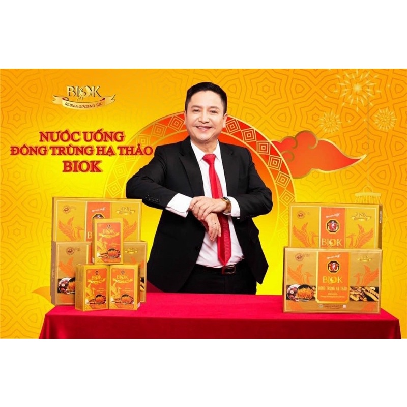 [HÀNG MỚI] Nước Uống Đông Trùng Hạ Thảo BIOK, bổ sung năng lượng.Thực phẩm tăng sức đề kháng.