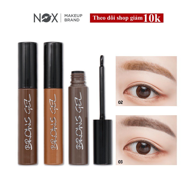 Gel nước xăm lông mày NOX bền màu lâu trôi 6g