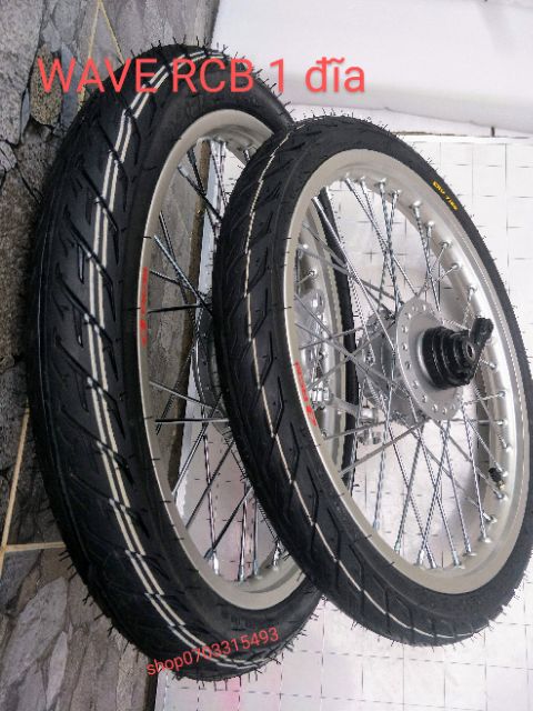 BÁNH CĂM WAVE,DRAEM Đùm Bạc zin, RCB chính hãng vỏ kiểu CRV Thái  má, bạc đạn zin,, GẮN vừa WAVE,DRAEM 1 đĩa trước