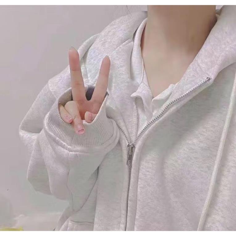 ⚡[ SIÊU SALE ]  Áo Khoác Nỉ 2 Lớp Zip Có Mũ- Chất Dày Dặn Mặc Ấm  ✅ | BigBuy360 - bigbuy360.vn