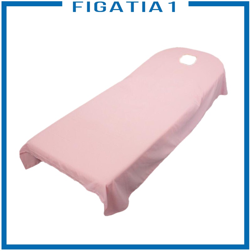 Tấm khăn trải giường nằm mát xa có lỗ màu trắng chuyên dụng cho spa