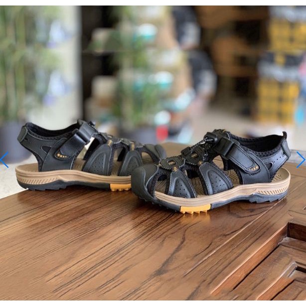 DÉP SANDAL NAM MŨI RỌ ĐEN, GL106