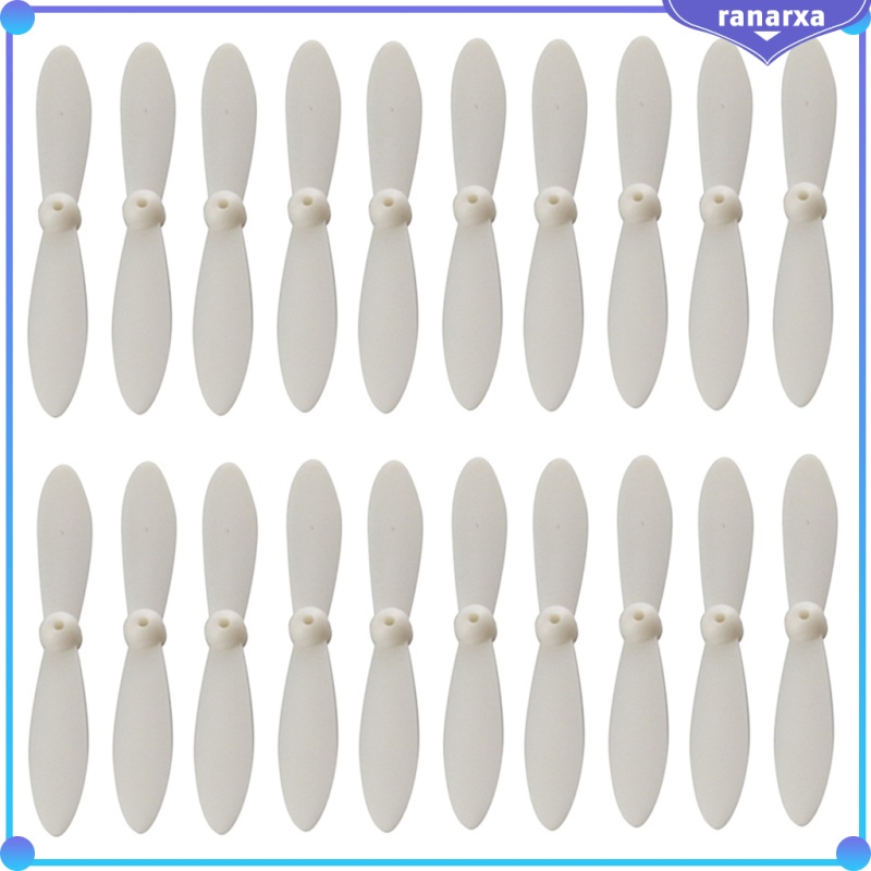 20 Chiếc Bộ Cánh Quạt Thay Thế Airscrew Cho Mini Drone Quadcopter Trực Thăng RC Phụ Kiện Trắng