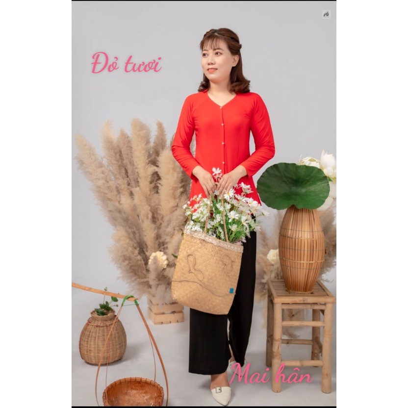 Áo bà ba trơn, áo bà ba cách tân, áo đi chùa big size