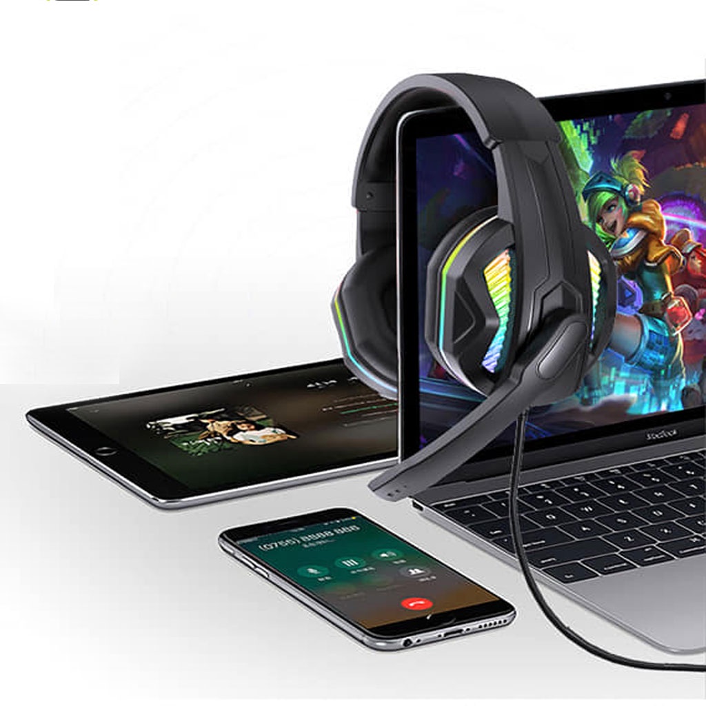 Nâng cấp - Tai nghe gaming thế hệ mới, A217 có dây dài chơi PUBG, CSGO độ trễ cực thấp.
