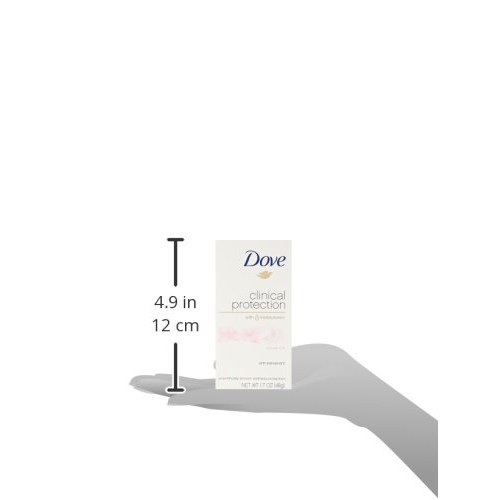 Lăn khử mùi nữ dạng sáp Dove Clinical Protection Antiperspirant/Deodorant Powder Soft 48g (Mỹ)