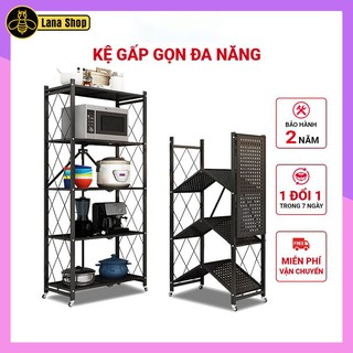 [CHÍNH HÃNG] Kệ Để Đồ Đa Năng Gấp Gọn 3/4/5 tầng cho nhà bếp, phòng ăn, phòng tắm, phòng ngủ !