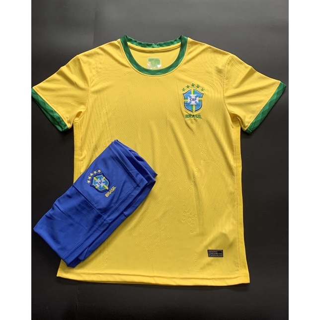 ⚽️ÁO BÓNG ĐÁ ⚽️ĐỘI TUYỂN BRASILChất vải mè thái, thấm hút mồ hôi