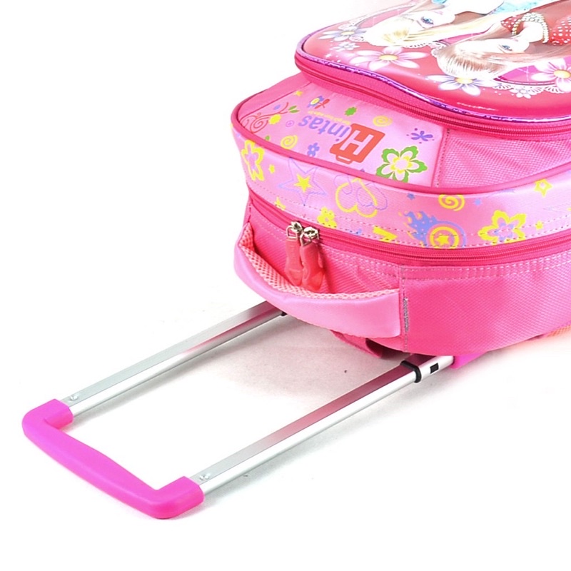 Balo cần kéo đi học tháo ráp được cho bé gái tiểu học cấp 1 hình Kitty - Hintas